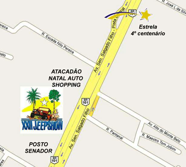 Mapa do Jeepshow