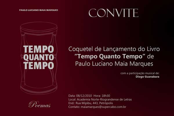Livro Tempo Quanto Tempo