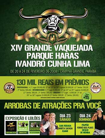 XIV Grande Vaquejada Parque Haras Ivandro Cunha Lima