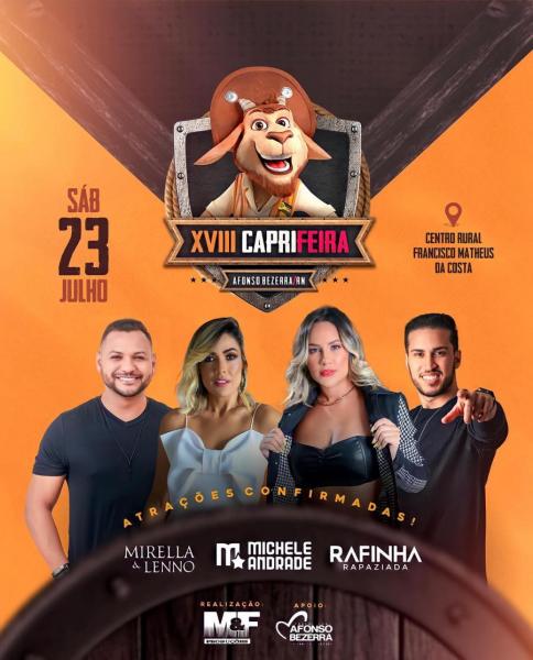 Michele Andrade, Lenno e Rafinha Rapaziada - XVIII Caprifeira de Afonso Bezerra