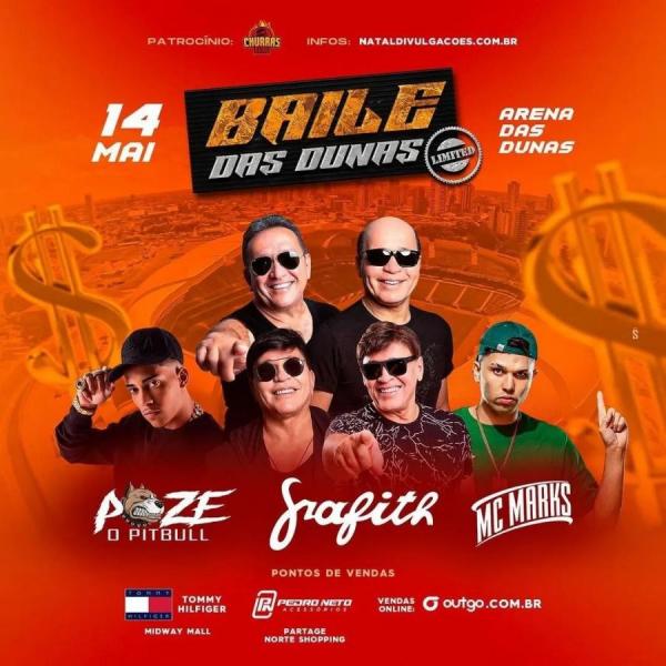 Banda Grafith, Pose O Pitbull e Mc Marks - Baile das Dunas