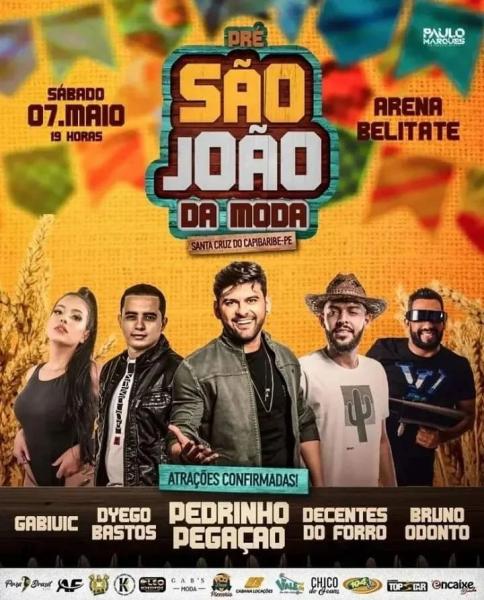 Pedrinho Pegação, Gabiuic, Dyego Bastos, Decentes do Forró e Bruno Odonto - Pré São João da Moda