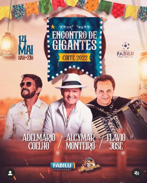 Alcymar Monteiro, Adelmário Coelho e Flávio José - Encontro de Gigantes