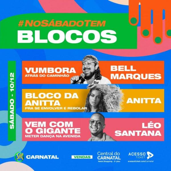 Bell Marques, Anitta e Léo Santana - Carnatal