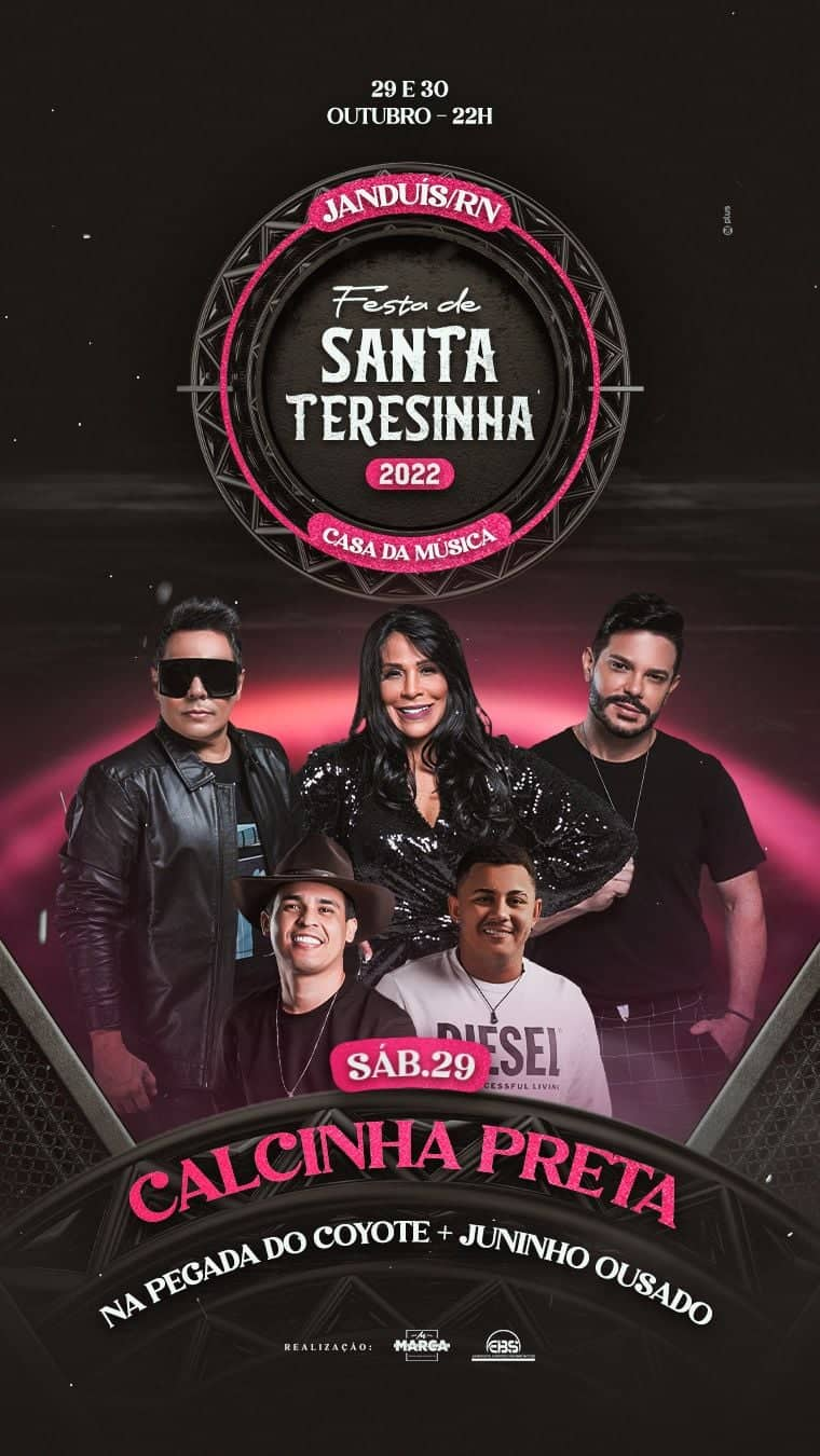 Calcinha Preta, Na Pegada do Coyote e Juninho Ousada - Festa de Santa Teresinha