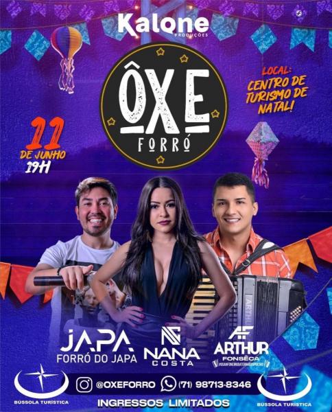 Forró do Japa, Nana Costa e Arthur Fonsêca - Ôxe Forró