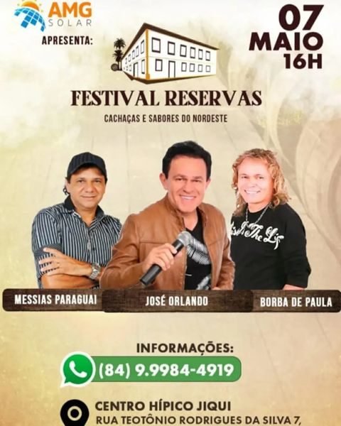 Messias Paraguai, José Orlando e Borba de Paula - Festival Reservas