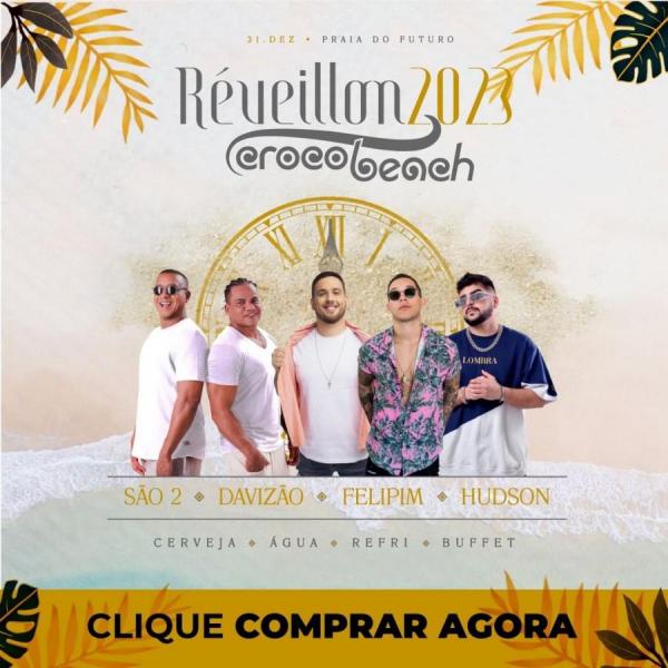 São 2, Davizão, Felipim e Hudson - Réveillon 2023 Crocobeach