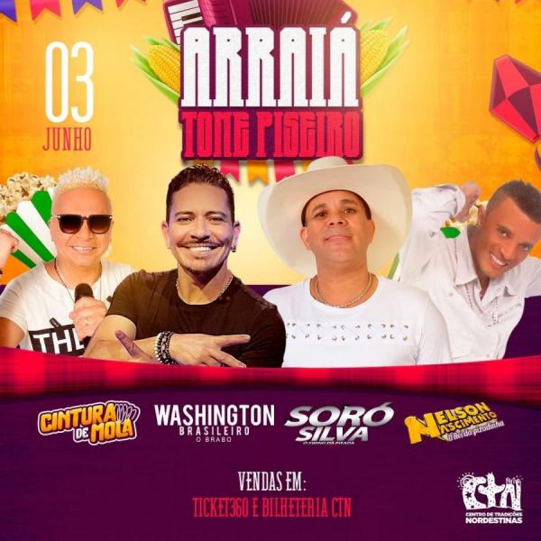 Cintura de Mola, Washington Brasileiro, Soró Silva e Nelson Nascimento - Arraiá Tome Piseiro