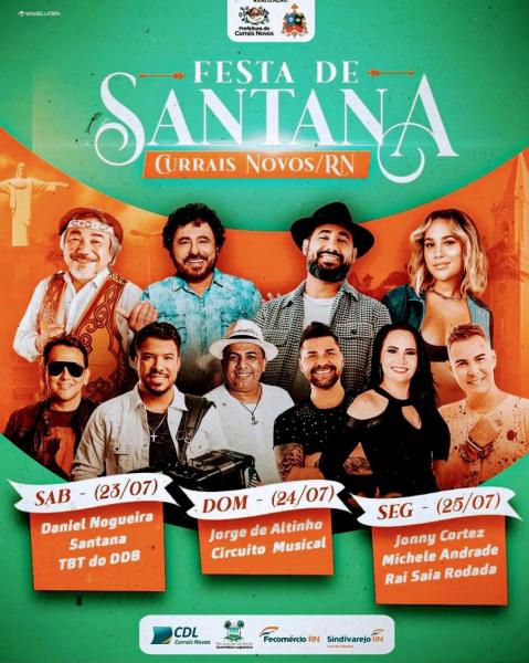 Jonny Cortez, Michele Andrade e Raí Saia Rodada - Festa de Santana
