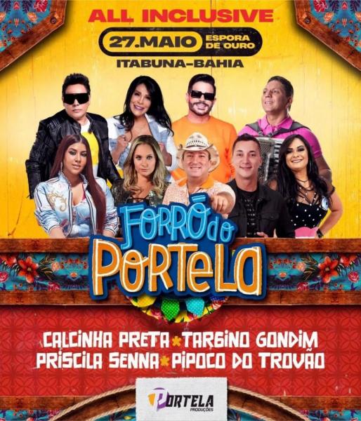 Calcinha Preta, Targino Gondim, Piscila Senna e Pipoco do Trovão - Forró do Portela