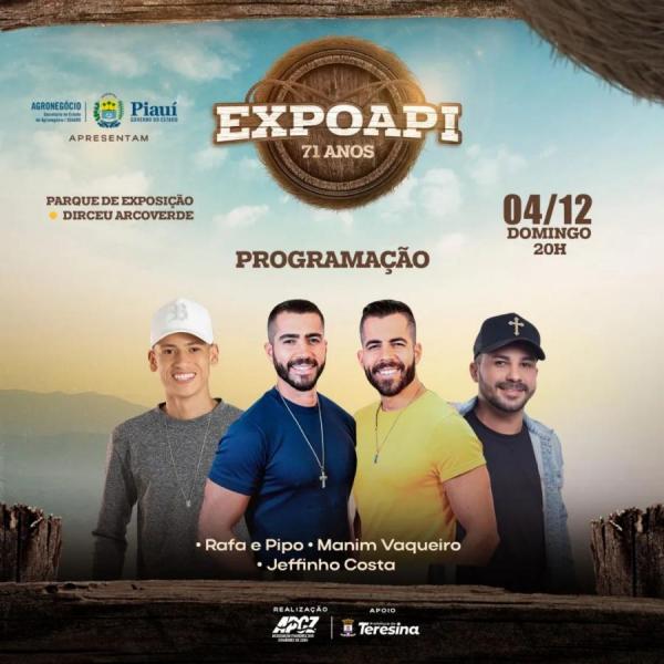Rafa & Pìpo, Manim Vaqueiro e Jeffinho Costa - Expoapi