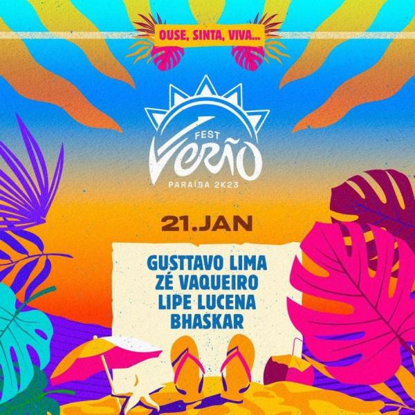 Gusttavo Lima, Zé Vaqueiro, Lipe Lucena e Bhaskar - Fest Verão PB