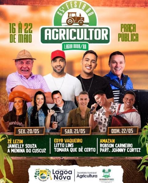 Amazan, Robson Carneiro e Johnny Cortez - 65ª Festa do Agricultor