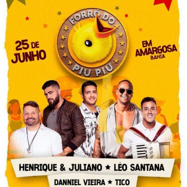 Henrique e Juliano, Léo Santana, Danniel Vieira e Forró do Tico - Forró do Piu Piu