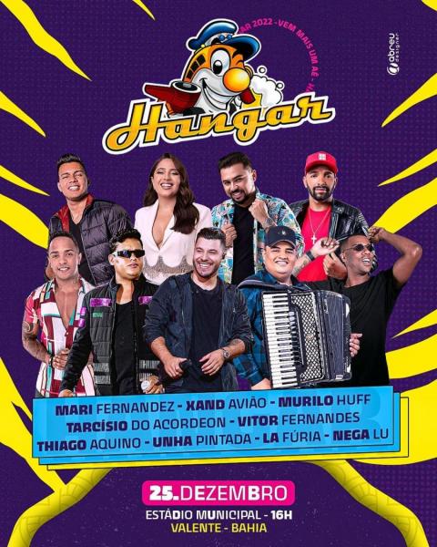 Mari Fernandez, Xand Avião, Muriilo Huff, Tarcísio do Acordeon, Vitor Fernandes, Thiago Aquino, Unha Pintada, La Fúria e Nega Lu - Hangar 2022