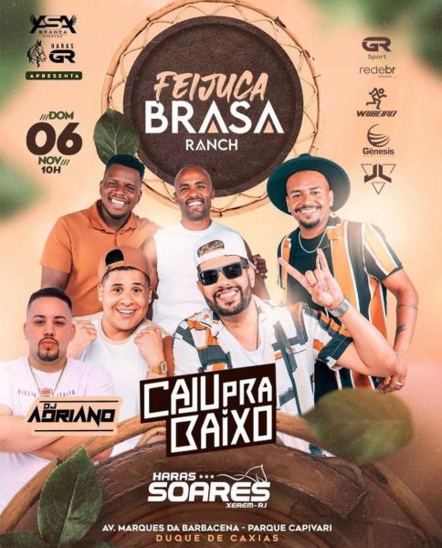 Caju pra Baixo e Dj Adriano - Feijuca Brasa Ranch