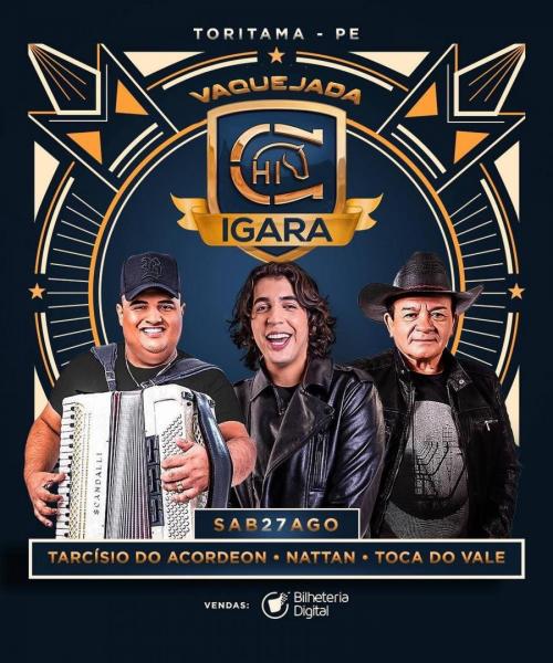 Tarcísio do Acordeon, Nattan e Toca do Vale - Vaquejada do Haras Igara