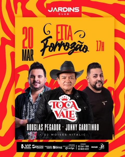 Toca do Vale, Douglas Pegador e Jonny Garotinho - Eita Forrozão