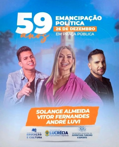 Solange Almeida, Vitor Fernandes e André Luvi