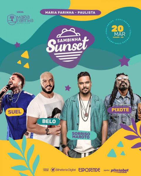 Belo, Suel, Sorriso Maroto e Pixote - Sambinha Sunset