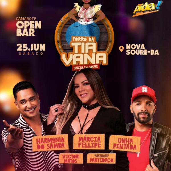 Harmonia do Samba, Márcia Fellipe, Unha Pintada e Victor Matos - Forró da Tia Vana