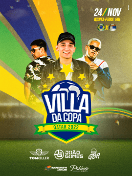João Gomes, Tom Keller e GBR - Villa da Copa Qatar 2022