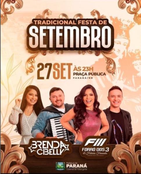 Brenda Cibelly e Forró dos 3 - Tradicional Festa de Setembro