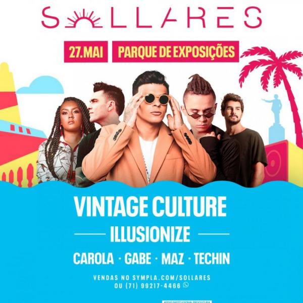 Vintage Culture, Illusionize, Gabe, Maz, Carola e Techin - Sollares 2022