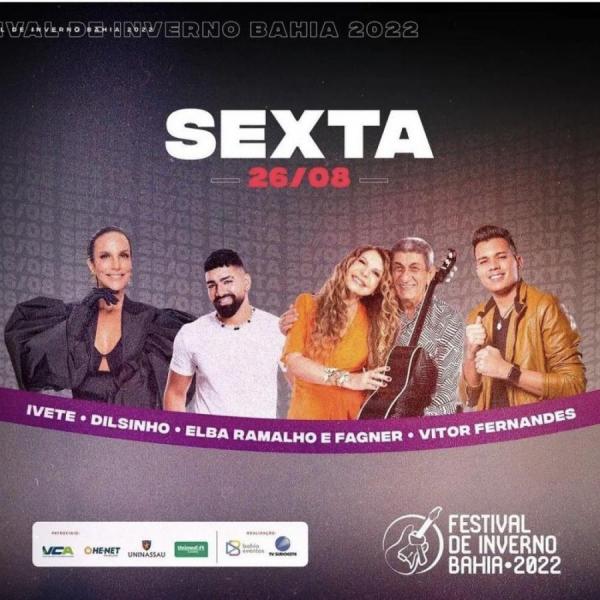 Ivete Sangalo, Dilsinho, Vitor Fernandes, Elba Ramalho e Fagner - Festival de Inverno