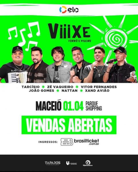 Tarcísio do Acordeon, Zé Vaqueiro, Vitor Fernandes, João Gomes, Nattan e Xand Avião - Viixe Forró e Piseiro