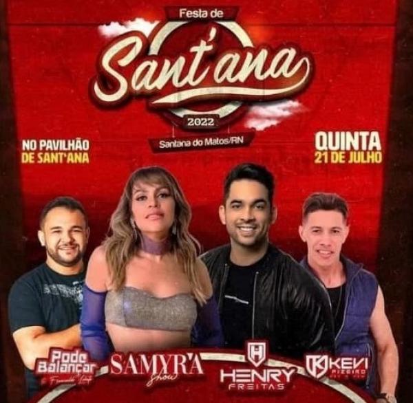 Pode Balançar, Samyra Show, Henry Freitras e Kevi Pizeiro - Festa de Santana 2022