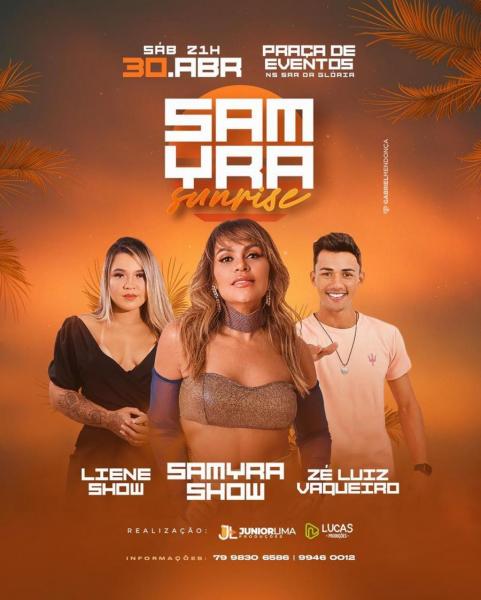 Samyra Show, Liene Show e Zé Luiz Vaqueiro - Samyra Sunrise