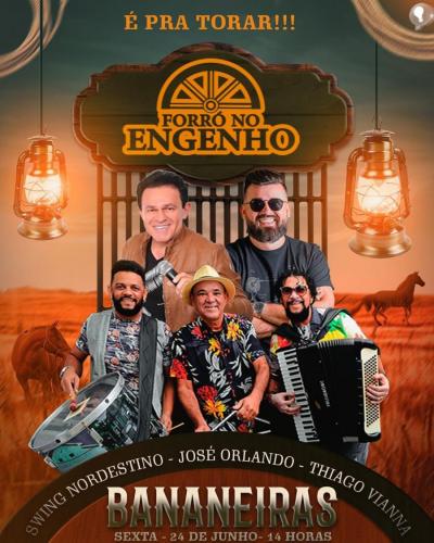 José Orlando, Swing Nordestino e Thiago Vianna - Forró no Engenho