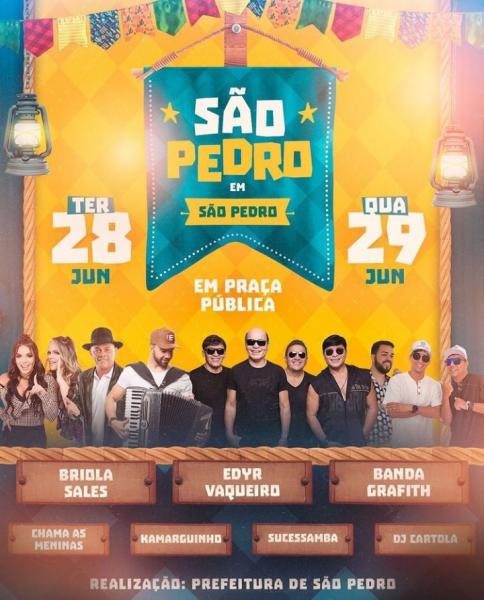 Banda Grafith, Karmaguinho, Sucessamba e Dj Cartola - São Pedro em São Pedro