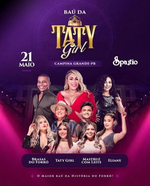 Taty Girl, Brasas do Forró, Mastruz com Leite e Eliane - Baú da Taty Girl