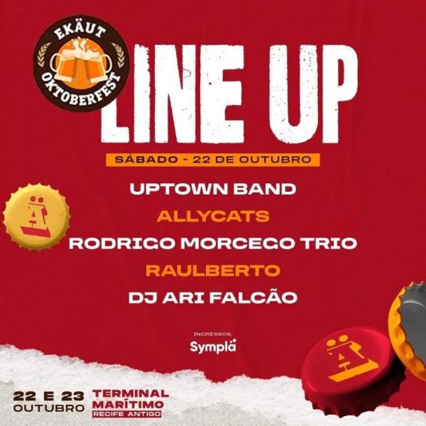 Dj Ari Falcão, Raulberto, Uptown Band, Allycats e Rodrigo Morcego Trio - Ekäut Oktoberfest