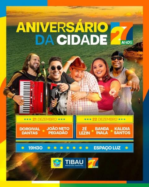 Zé Lezin, Banda Inala e Kalidia Santos - Aniversário de Tibau