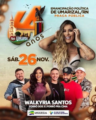 Walkyria Santos e Forró dos 3