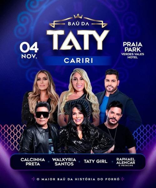 Calcinha Preta, Taty Girl, Walkyria Ssantos e Raphael Alencar - Baú da Taty