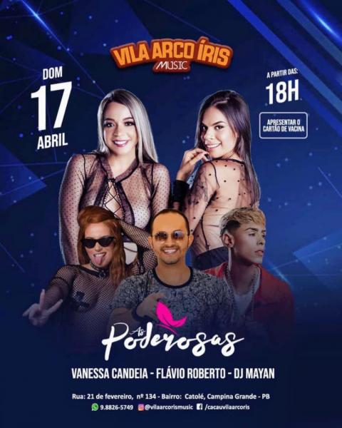 As Poderosas, Vanessa Candeia, Flávio Roberto e Dj Mayan