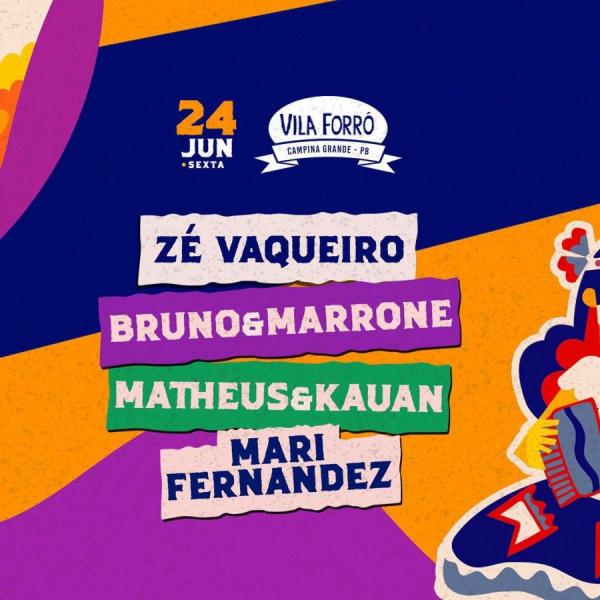 Zé Vaqueiro, Bruno & MArrone, Matheus & Kauan e Mari Fernandez