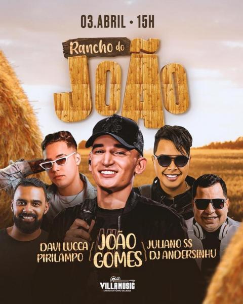 João Gomes, Davi Lucca, Pirilampo, Juliano SS e Dj Andersinhu - Rancho do João