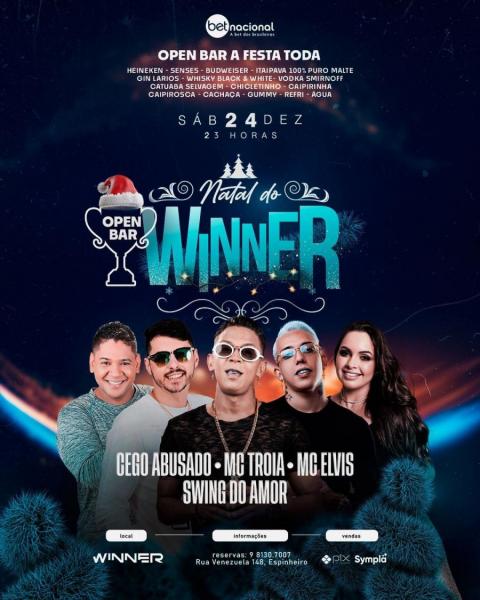 Cego Abusado, Mc Tróia, Mc Elvis e Swing do Amor - Natal do Winner