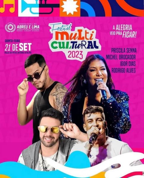 Priscila Senna, Michel Brocador, Igor Dias e Rodrigo Alves - Festival Multi Cultural 2023