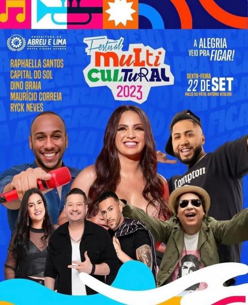 Rapahella Santos, Capital do Sol, Dino Braia, Maurício Correia e Ryck Neves - Festival Multicultural 2023