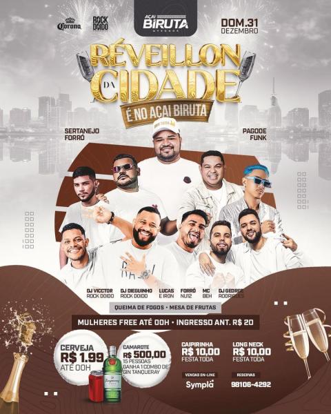 Lucas & Iron, Forró Nu12, Mc Beh, Dj George Rodrigues, Dj Vicctor Rock Doido e Dj Dieguinho Rock Doido - Réveillon da Cidade