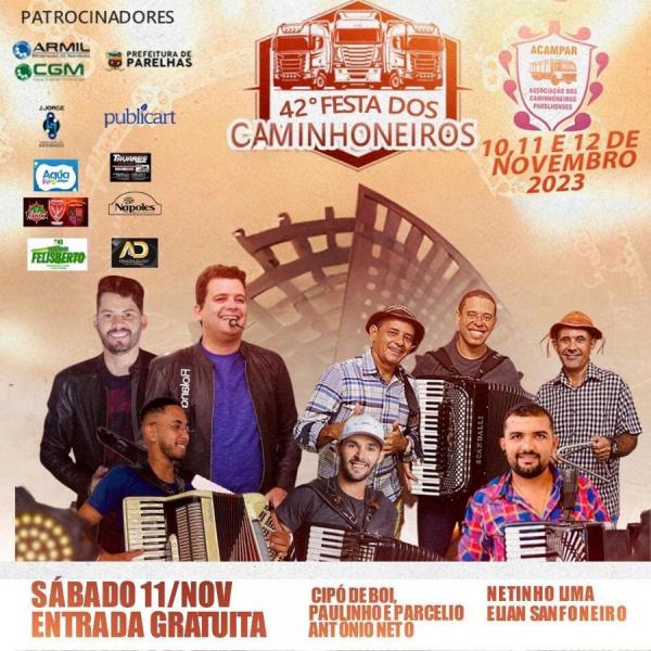 Cipó de Boi, Paulinho & Parcelio, Antônio Neto, Netinho Lima e Elian Sanfoneiro - 42ª Festa dos Caminhoneiros