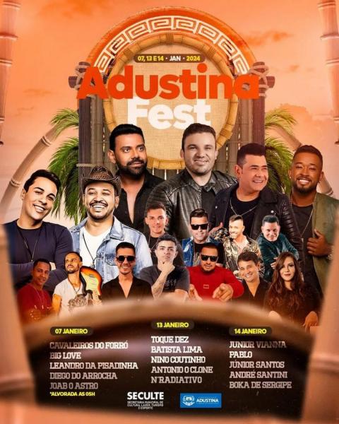 Toque Dez, Batista Lima, Nino Coutinho, Antonio O Clone e N´Radiativo - Adustina Fest