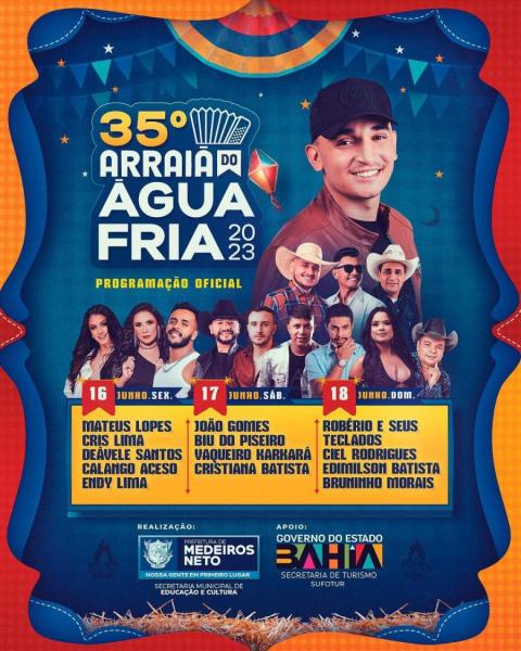 Mateus Lopes, Cris Lima, Deávele Santos, Calando Aceso e Endy Lima - 35º Arraiá do Água Fria